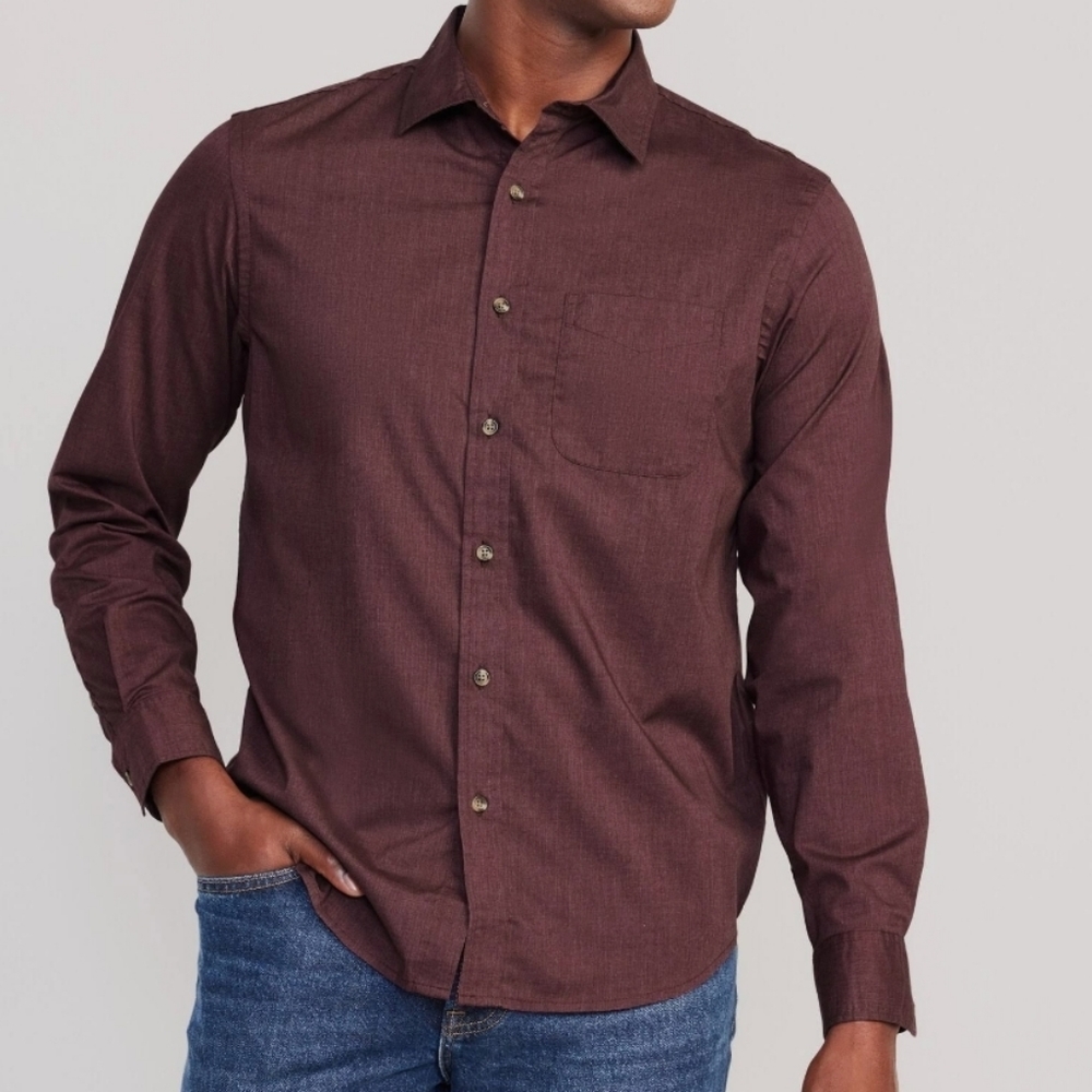 NWT Old Navy Slim Fit Long Sleeve Shirt Size XL